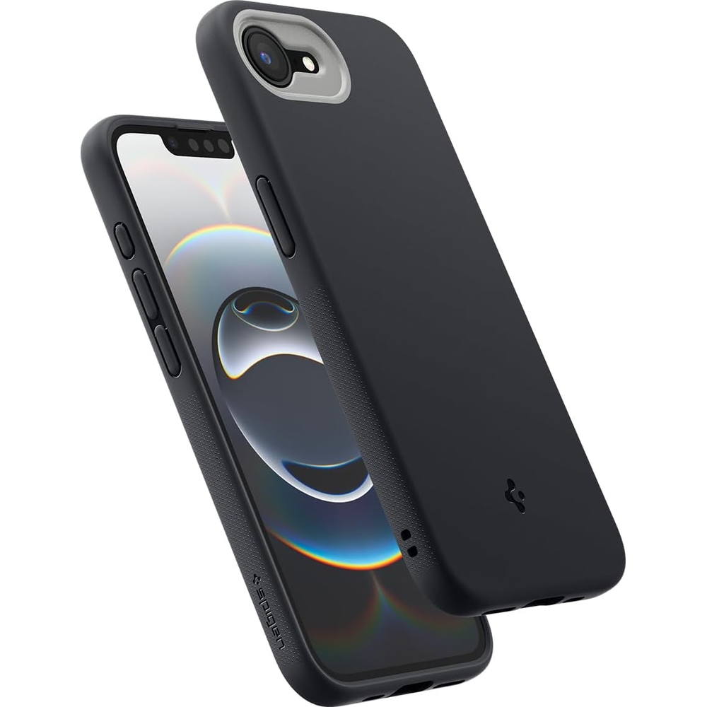 Etui Spigen Nano Pop Mag do MagSafe do iPhone 16e, czarno-szare